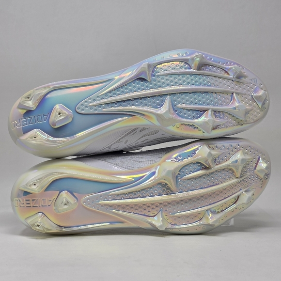 Adidas Adizero Electric American Football Cleats White Mens Size 9 IE4413 New - Picture 6 of 13